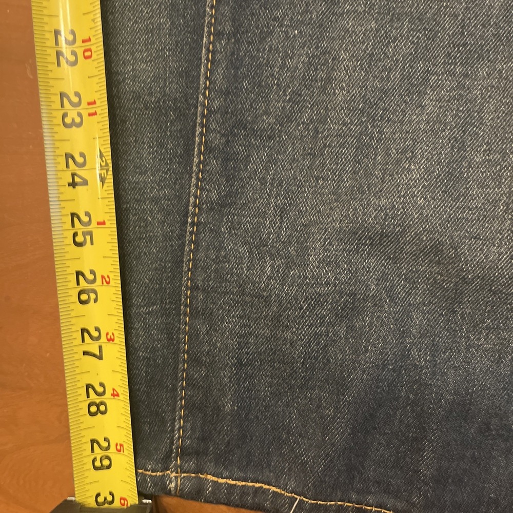 Levi's 501 Jeans Mens 48x34 Blue Denim Button Fly Original Fit Stretch - Picture 7 of 11